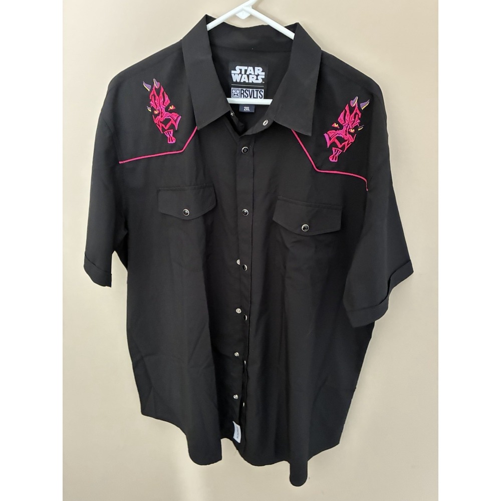 RSVLTS Star Wars Darth Maul "The Menace" Short-Sleeve Roper 2XL - Picture 1 of 5